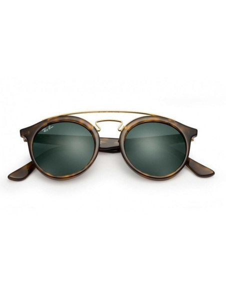 Ray Ban Rb4256 601/71 Gatsby I Negro Round Dorado Original | Sunnie...