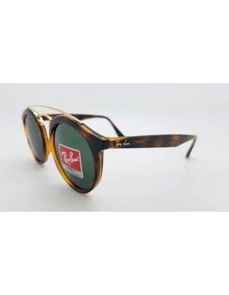 Ray Ban Rb4256 601/71 Gatsby I Negro Round Dorado Original | Sunnie...