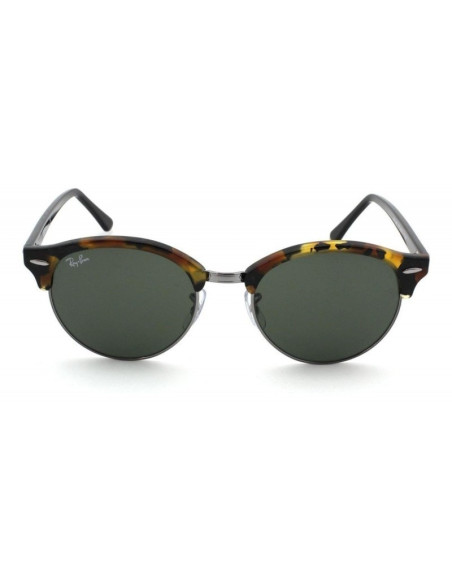 Ray Ban Rb4246 901 Clubround Negro G-15 Dorado Clasico | Sunnies.uno