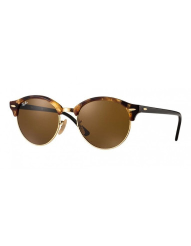 Ray Ban Rb4246 901 Clubround Negro G-15 Dorado Clasico | Sunnies.uno