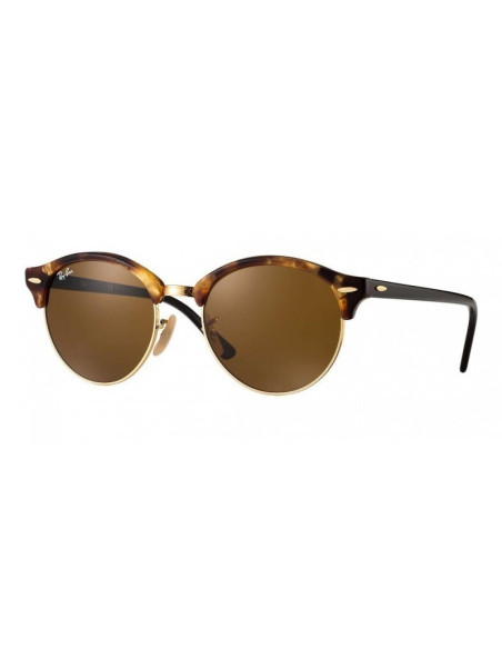 Ray Ban Rb4246 901 Clubround Negro G-15 Dorado Clasico | Sunnies.uno