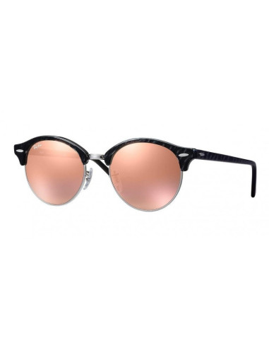 Ray Ban Rb4246 901 Clubround Negro G-15 Dorado Clasico | Sunnies.uno