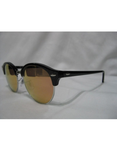 Ray Ban Rb4246 901 Clubround Negro G-15 Dorado Clasico | Sunnies.uno