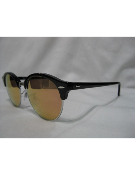 Ray Ban Rb4246 901 Clubround Negro G-15 Dorado Clasico | Sunnies.uno