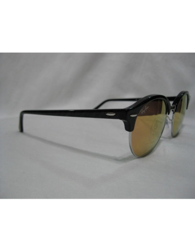 Ray Ban Rb4246 901 Clubround Negro G-15 Dorado Clasico | Sunnies.uno