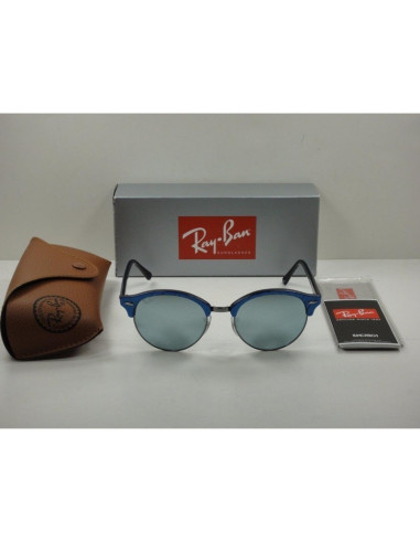 Ray Ban Rb4246 901 Clubround Negro G-15 Dorado Clasico | Sunnies.uno