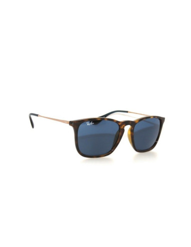 Ray Ban Rb4187 601/55 Chris Negro Mate Azul espejo | Sunnies.uno