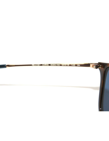 Ray Ban Rb4187 601/55 Chris Negro Mate Azul espejo | Sunnies.uno