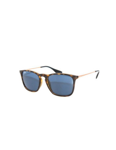 Ray Ban Rb4187 601/55 Chris Negro Mate Azul espejo | Sunnies.uno