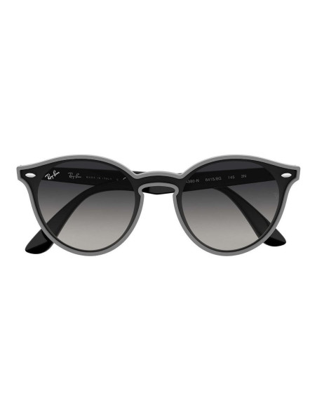 Ray Ban Rb4380n 64158g Round Blaze Gris Degradado Negro Icon | Sunn...