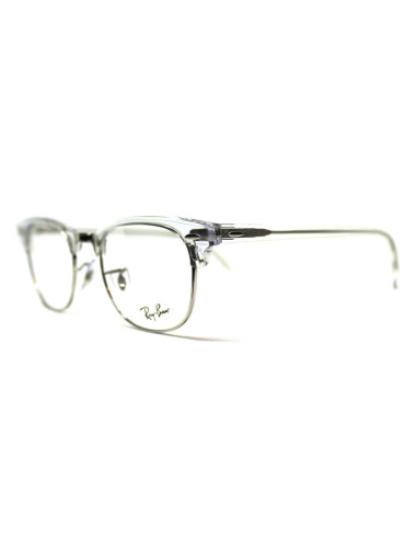 Ray Ban Oftalmico Rb5154 2001 Clubmaster Plata Transparente | Sunni...
