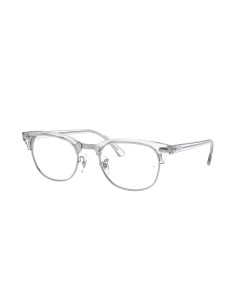 Ray Ban Oftalmico Rb5154 2001 Clubmaster Plata Transparente | Sunni...