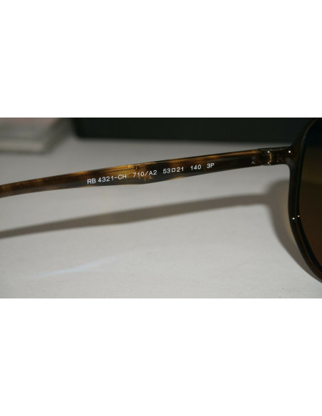 Ray Ban RB4321CH 710/A2 Marshal CHROMANCE Cafe B-15 Polarizado | Su...