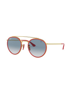 Ray Ban RB3647M F0293F Round Duble Bridge Scuderia Ferrari Azul deg...