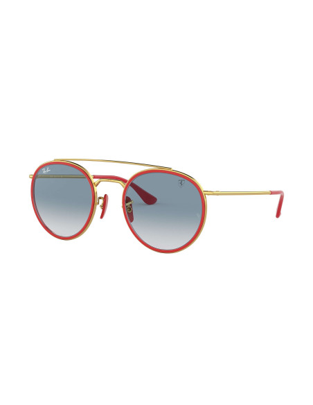 Ray Ban RB3647M F0293F Round Duble Bridge Scuderia Ferrari Azul deg...