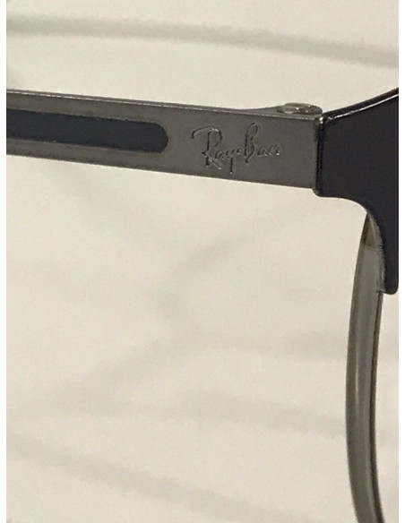 Ray Ban Oftalmico Rb6375 2981 Round Metal Azul Plateado | Sunnies.uno