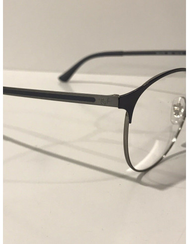 Ray Ban Oftalmico Rb6375 2981 Round Metal Azul Plateado | Sunnies.uno