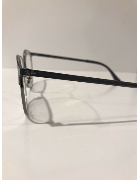 Ray Ban Oftalmico Rb6375 2981 Round Metal Azul Plateado | Sunnies.uno