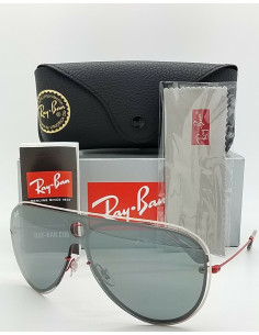 Ray Ban Rb3605n 90976G Shooter Highstreet Blaze Plata espejo | Sunn... 2