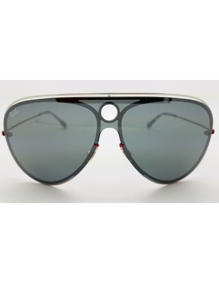 Ray Ban Rb3605n 90976G Shooter Highstreet Blaze Plata espejo | Sunn...