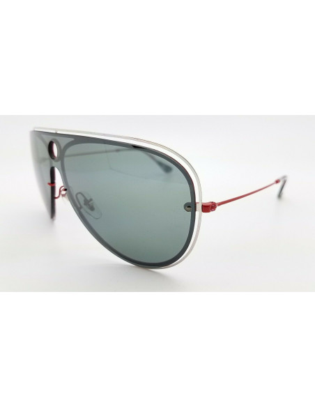 Ray Ban Rb3605n 90976G Shooter Highstreet Blaze Plata espejo | Sunn...