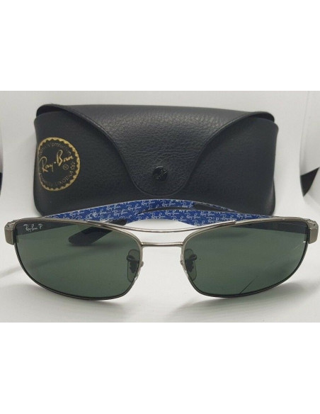 Ray Ban RB8316 029/N8 Caravan Fibra de Carbono Polarizado Plata Azu...
