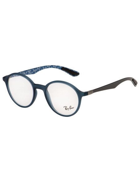 Ray Ban RB8904 5262 Round Metal Azul Negro Fibra de carbono | Sunni...