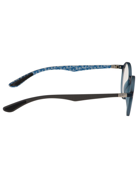Ray Ban RB8904 5262 Round Metal Azul Negro Fibra de carbono | Sunni...