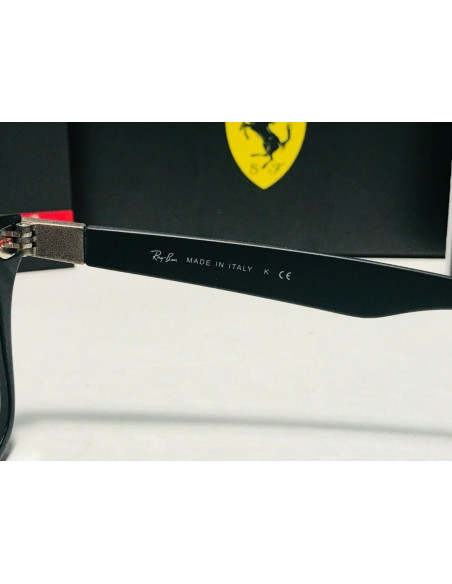 Ray Ban Rb4195m F60271 Wayfarer Scuderia Ferrari Negro G-15 | Sunni...