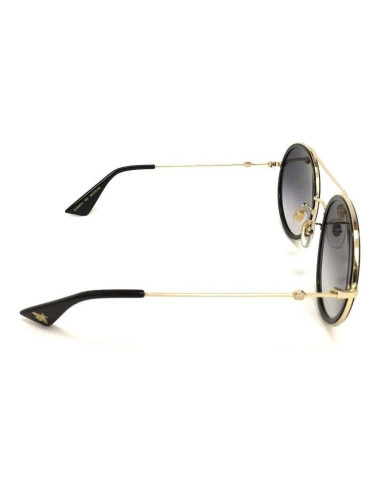 Gucci Gg0061s 001 Round Double Bridge Negro Nuevo Original | Sunnie...