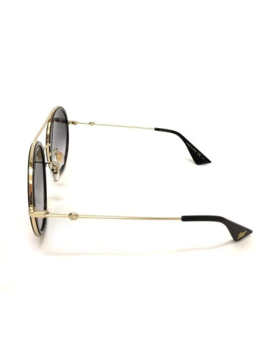 Gucci Gg0061s 001 Round Double Bridge Negro Nuevo Original | Sunnie...