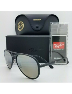 Ray Ban Rb4320-CH 601-S/5J Aviator Chromance Plata Espejo Negro | S... 2