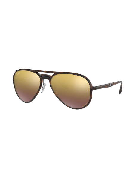 Ray Ban Rb4320-CH 710/6B Aviator Chromance Carey Cafe Espejo | Sunn...