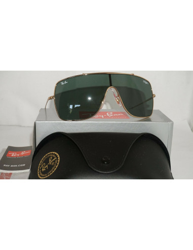 Ray Ban Rb3697 905071 Wings II Negro G15 Dorado Original | Sunnies.uno