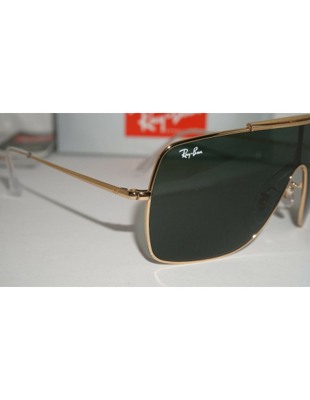 Ray Ban Rb3697 905071 Wings II Negro G15 Dorado Original | Sunnies.uno