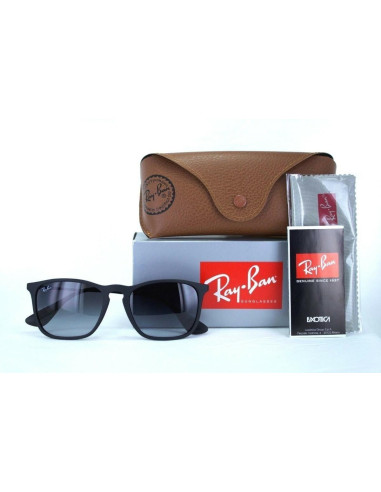 Ray Ban Rb4187 622/8g Chris Gris Degradado Negro Original | Sunnies...