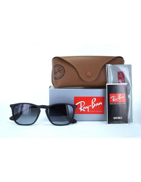 Ray Ban Rb4187 622/8g Chris Gris Degradado Negro Original | Sunnies...
